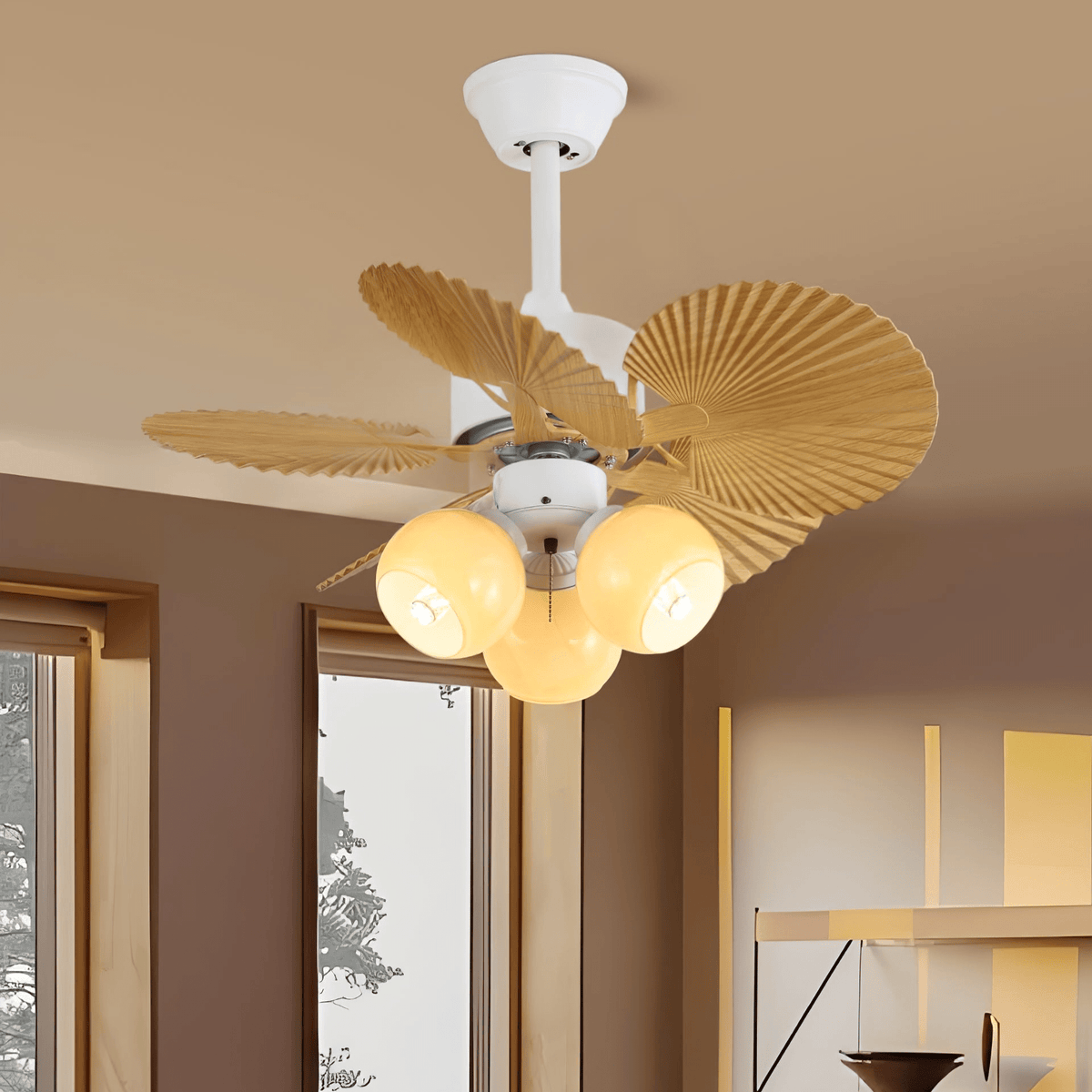 Palmera Bloom Ceiling Fan Light