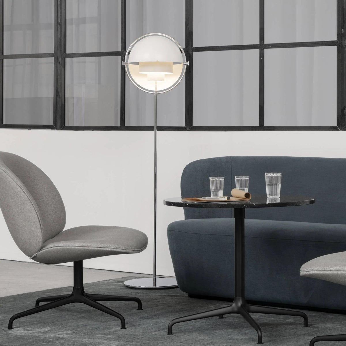 Deformed Ball Floor Lamp