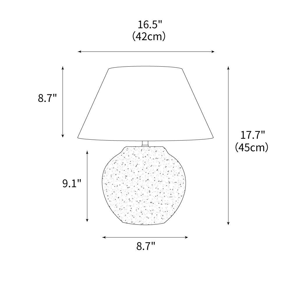 Desert Sand Table Lamp 16.5"