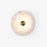 Disc Shaped Alabaster Wall Light