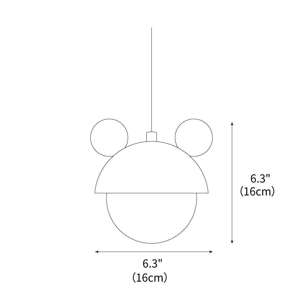 Domiere Pendant Lamp 6.3"