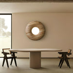 Donut Wood Ceiling Light 31.5"