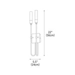 Double Arrow Wall Sconce