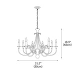 Double Twist Chandelier