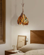 Double Sided Leaf Pendant Lamp 13.8"