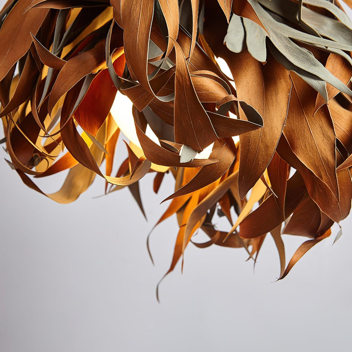 Double Sided Leaf Pendant Lamp 13.8"