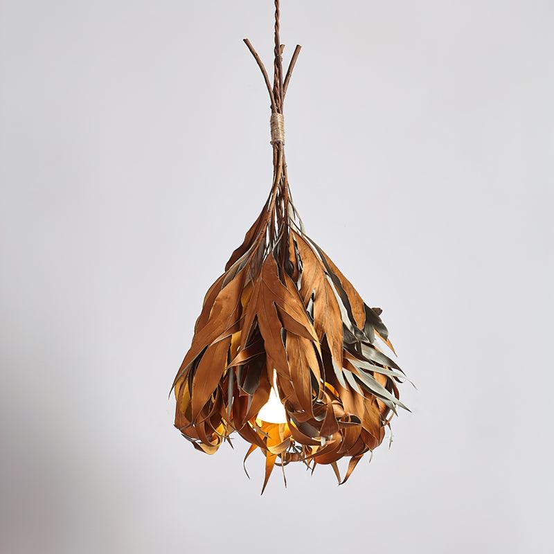 Double Sided Leaf Pendant Lamp 13.8"