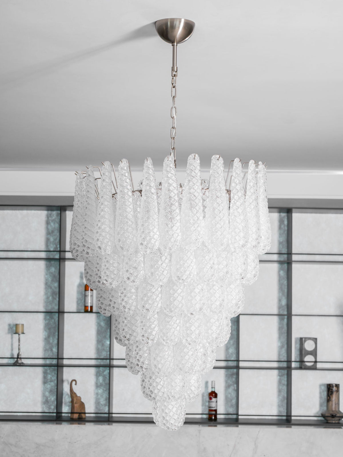 Murano Glass Droplet Chandelier