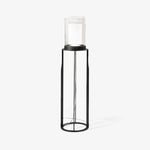 Dual Cylinder Glass Floor Lamp