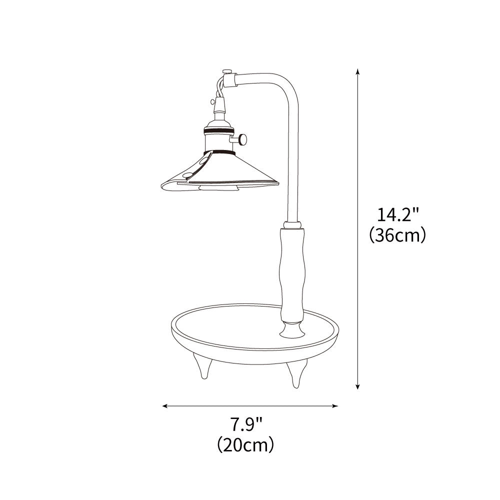 Dutz Retro Table Lamp 7.9"