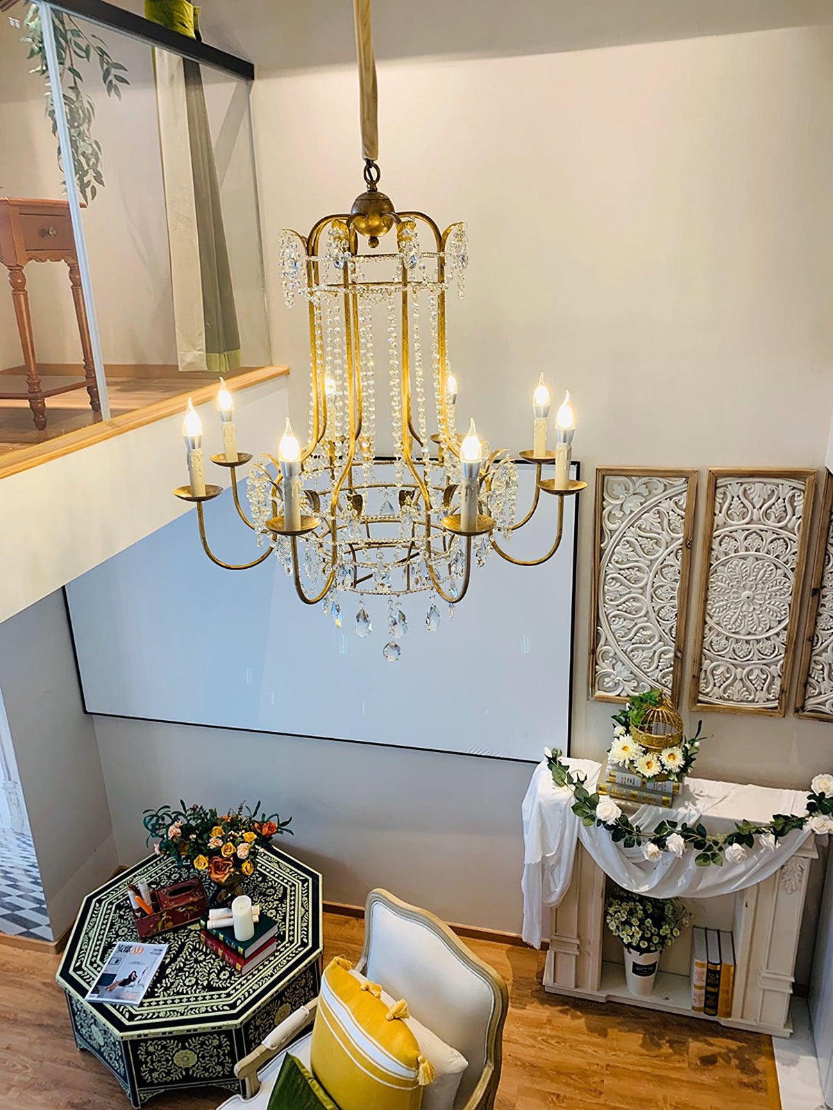 Early American Chandelier 25.2"