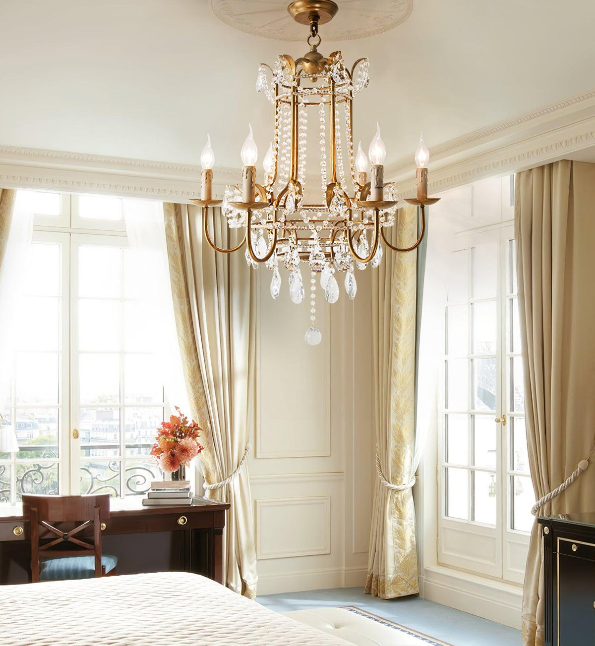 Early American Chandelier 25.2"