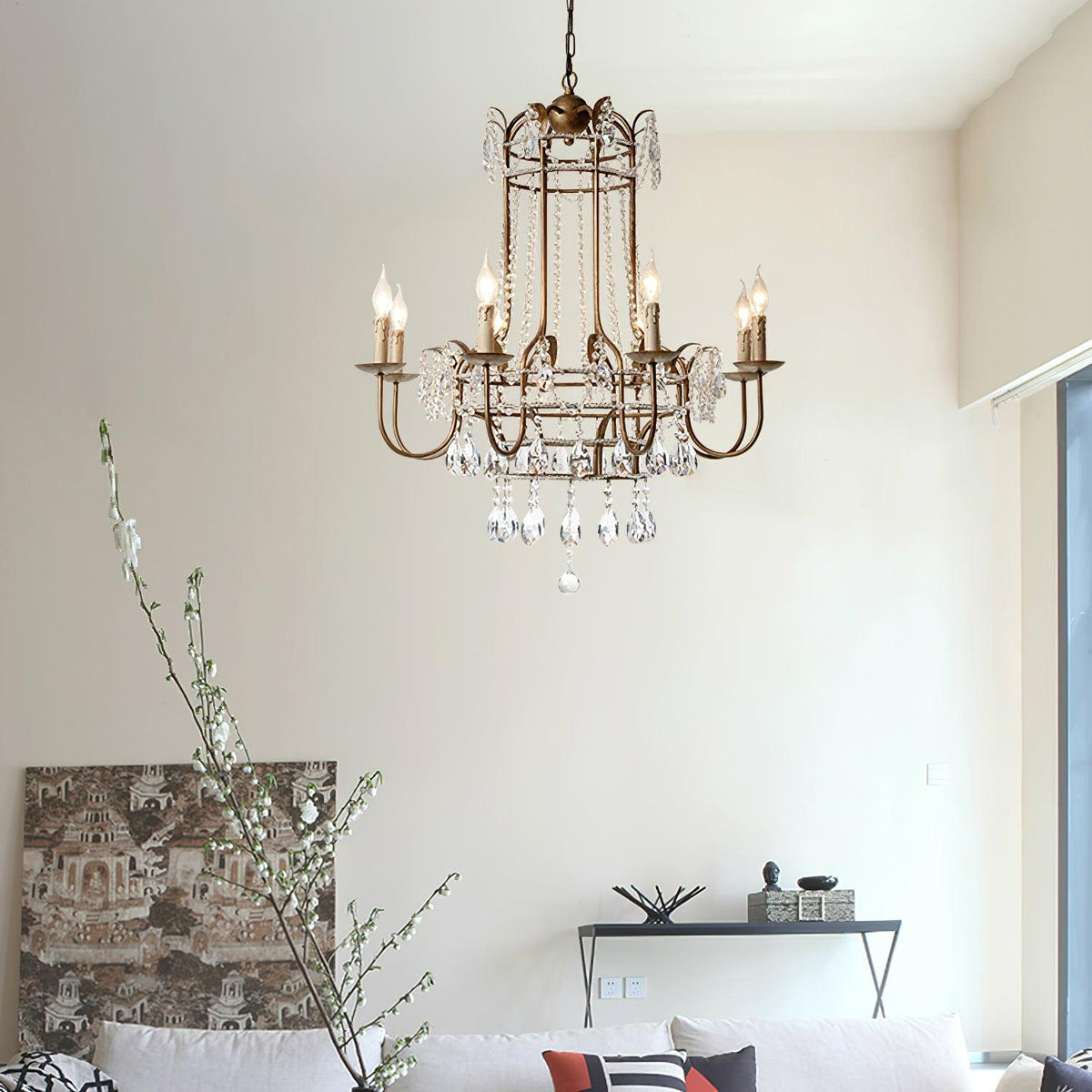 Early American Chandelier 25.2"