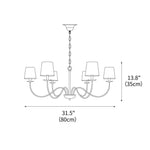 Eclipse Chandelier 31.5"