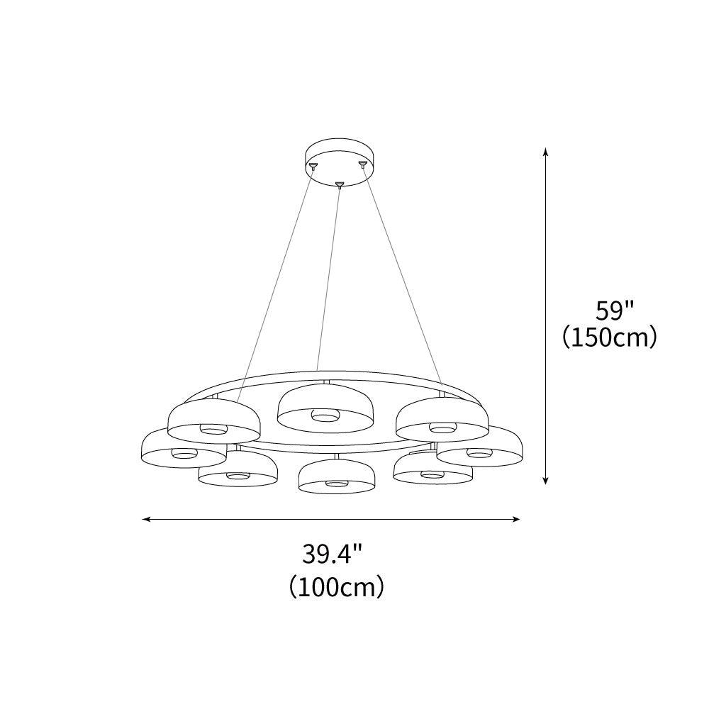 Eclipse Halo Chandelier