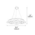 Eclipse Halo Chandelier