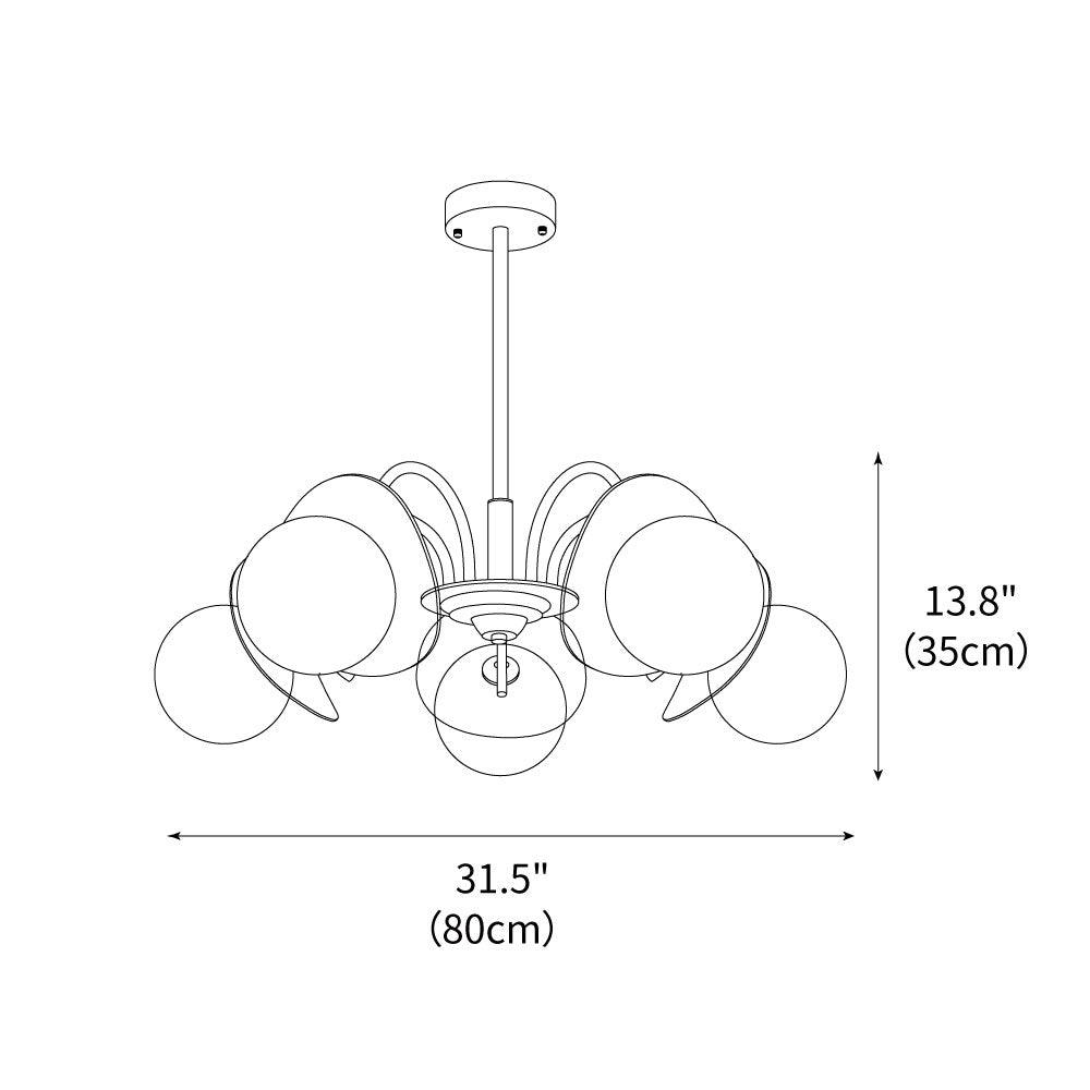 Eclipse Orb Chandelier