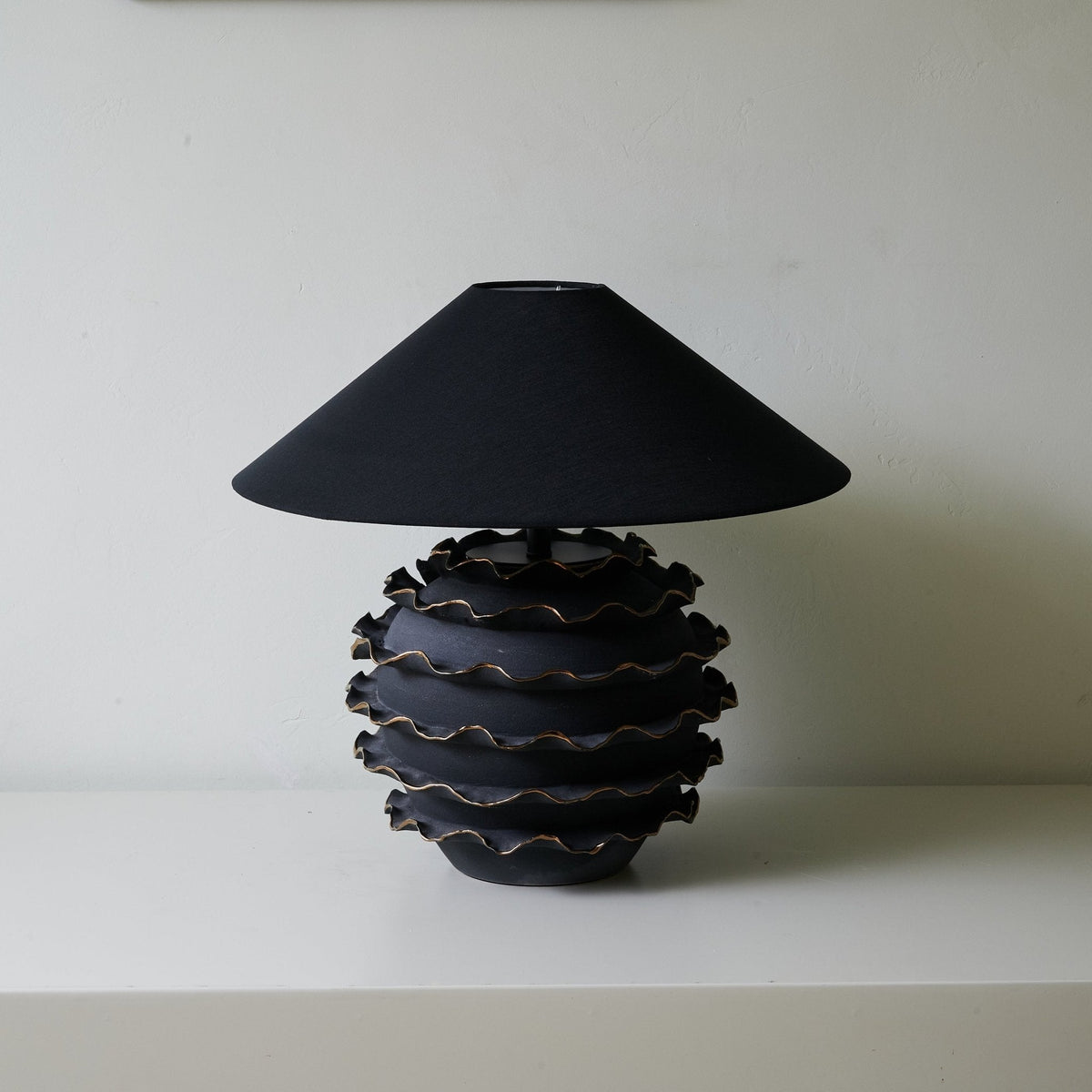 Eclipse Ruffle Table Lamp