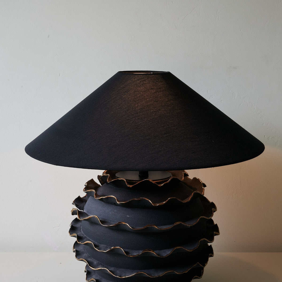 Eclipse Ruffle Table Lamp