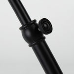 Eclipse Walnut Floor Lamp 11.8"