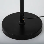 Eclipse Walnut Floor Lamp 11.8"