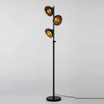 Eclipse Walnut Floor Lamp 11.8"