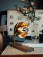 Eclipse Walnut Table Lamp