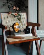 Eclipse Walnut Table Lamp