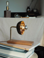 Eclipse Walnut Table Lamp