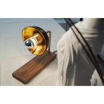 Eclipse Walnut Table Lamp