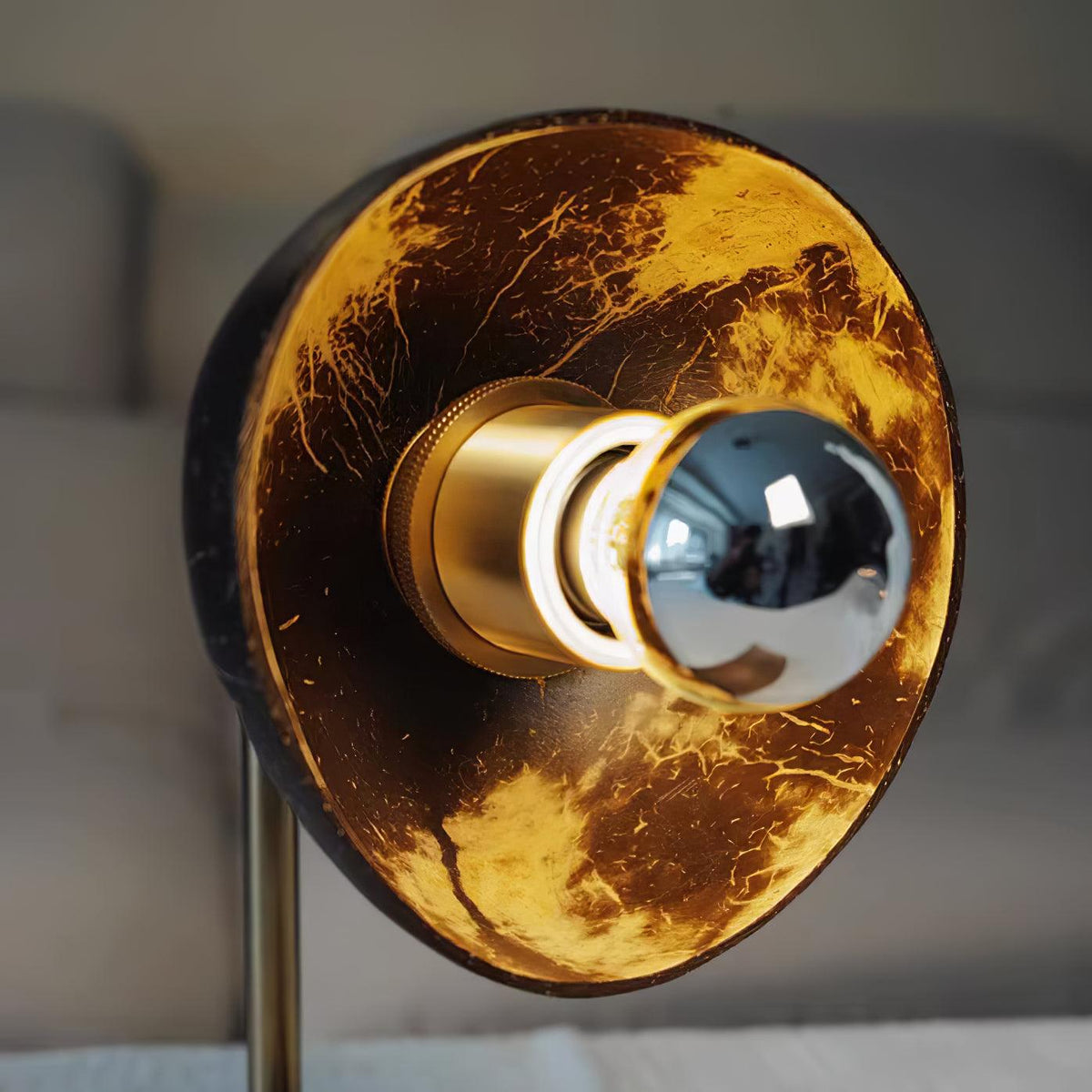 Eclipse Walnut Table Lamp