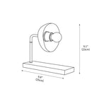 Eclipse Walnut Table Lamp