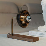 Eclipse Walnut Table Lamp