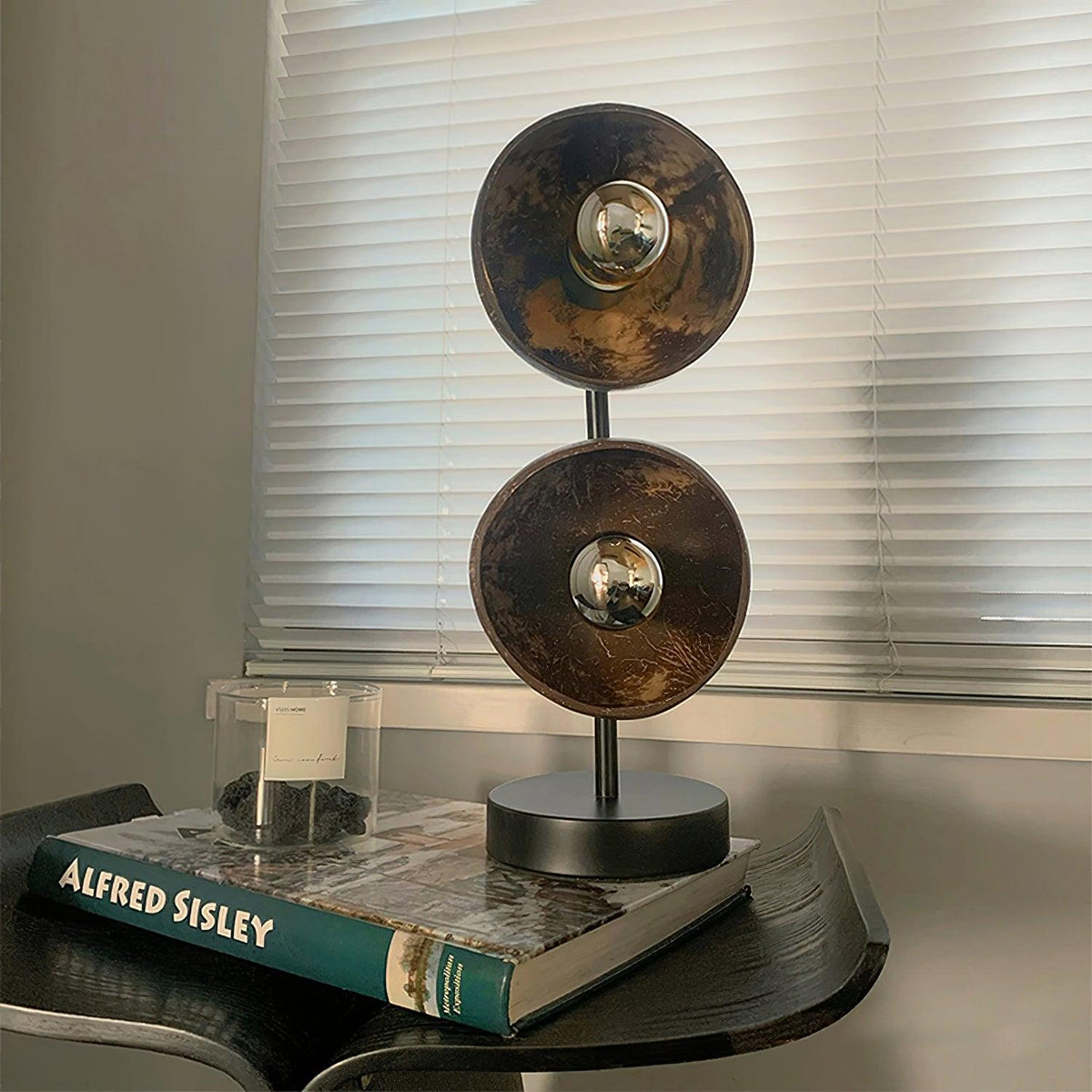 Eclipse Walnut Table Lamp