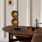 Eclipse Walnut Table Lamp