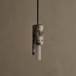 Elegant Stone Shadow Pendant Lamp 3.1″