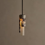 Elegant Stone Shadow Pendant Lamp 3.1″