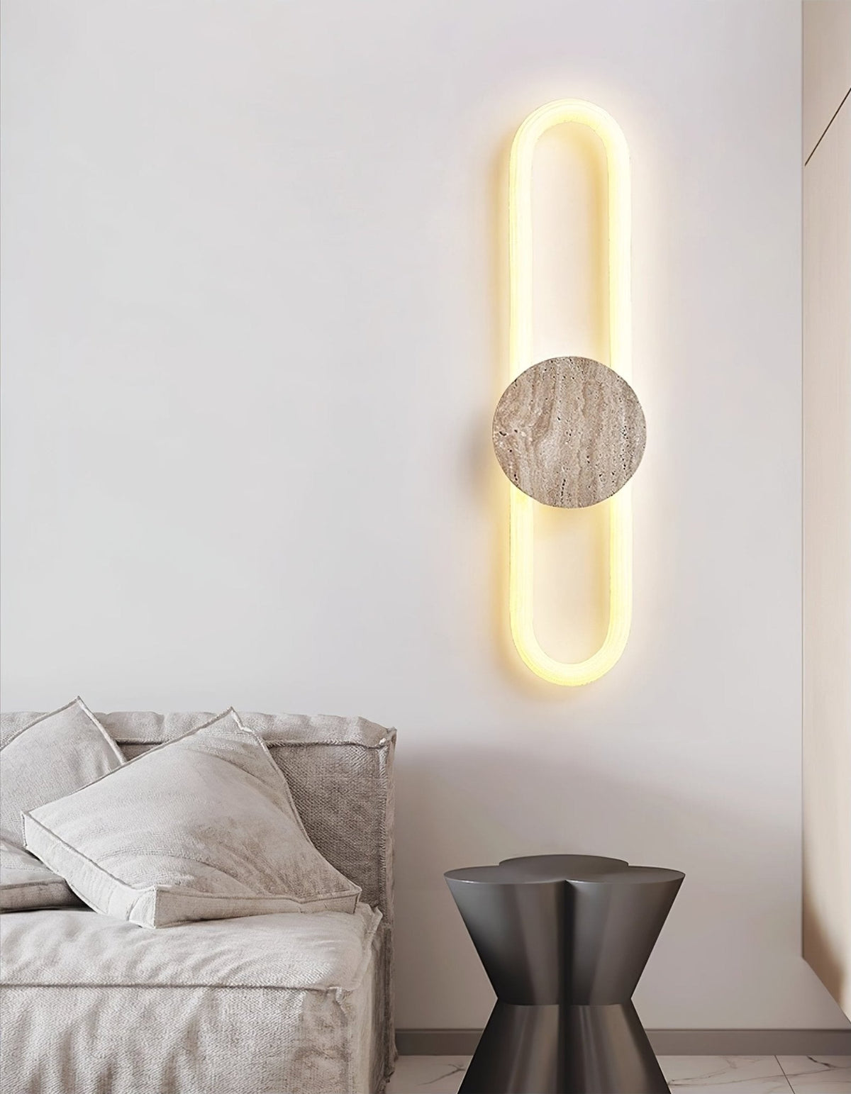 Eloen Travertine Wall Light
