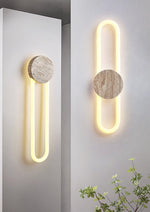 Eloen Travertine Wall Light