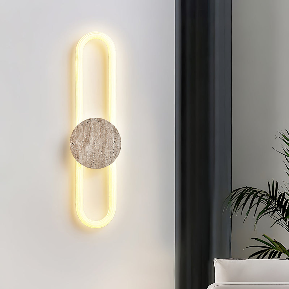 Eloen Travertine Wall Light