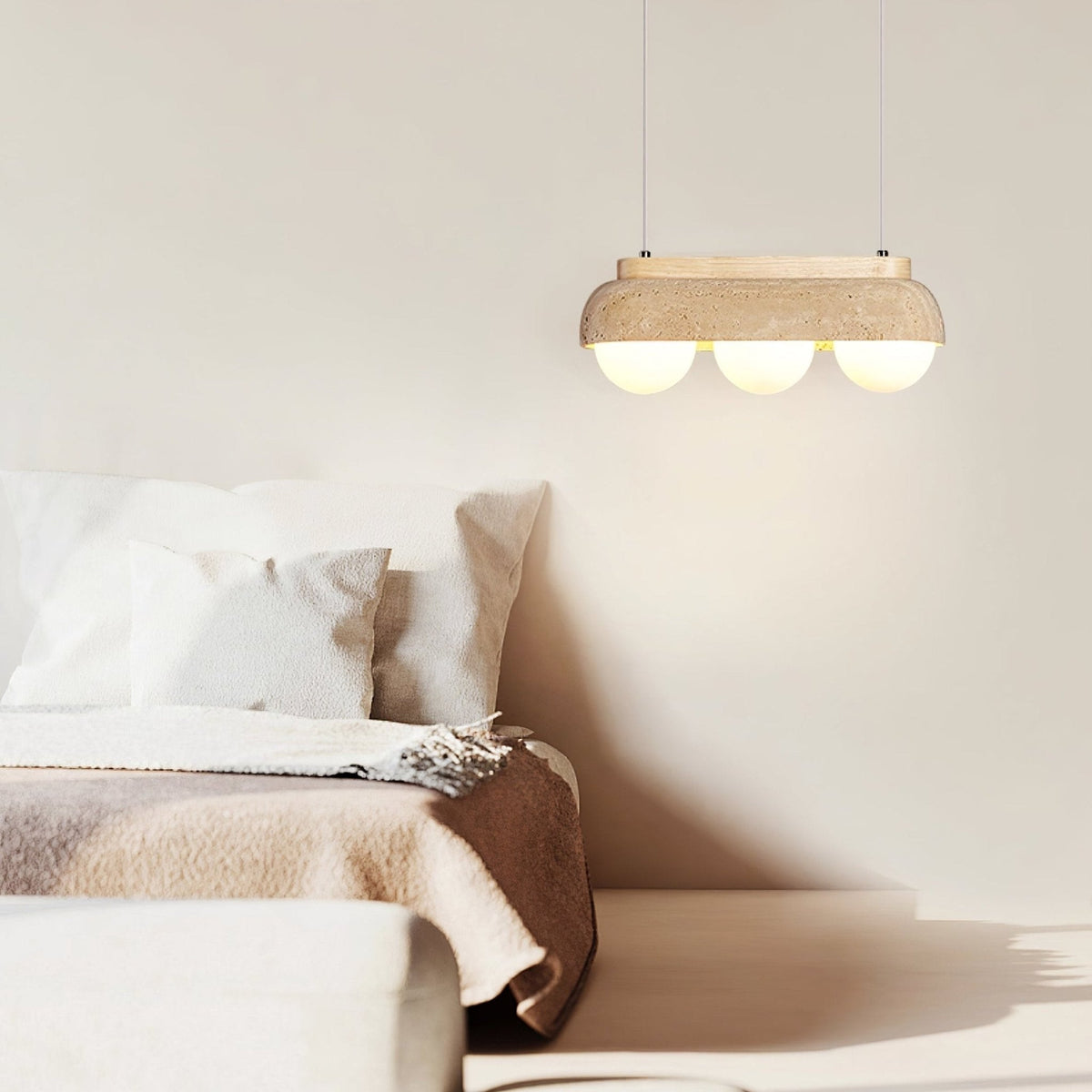 Elowen Travertine Pendant Light