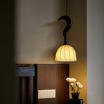 Elowen Twisted Wood Pendant Light