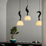 Elowen Twisted Wood Pendant Light