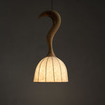 Elowen Twisted Wood Pendant Light