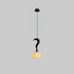 Elowen Twisted Wood Pendant Light
