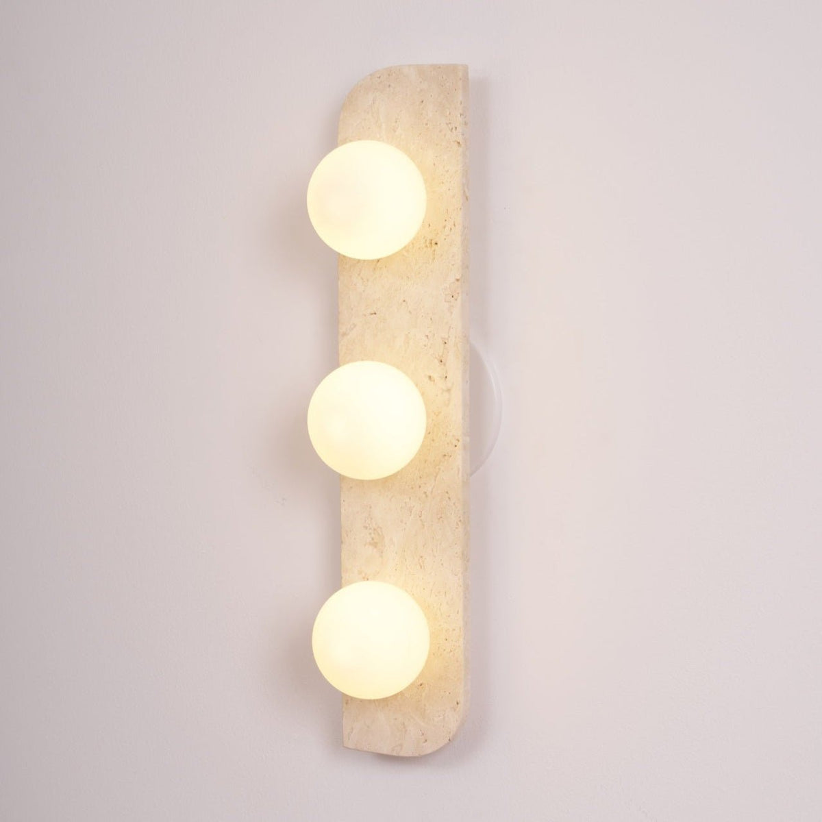 Elysian Travertine Plug-in Wall Light