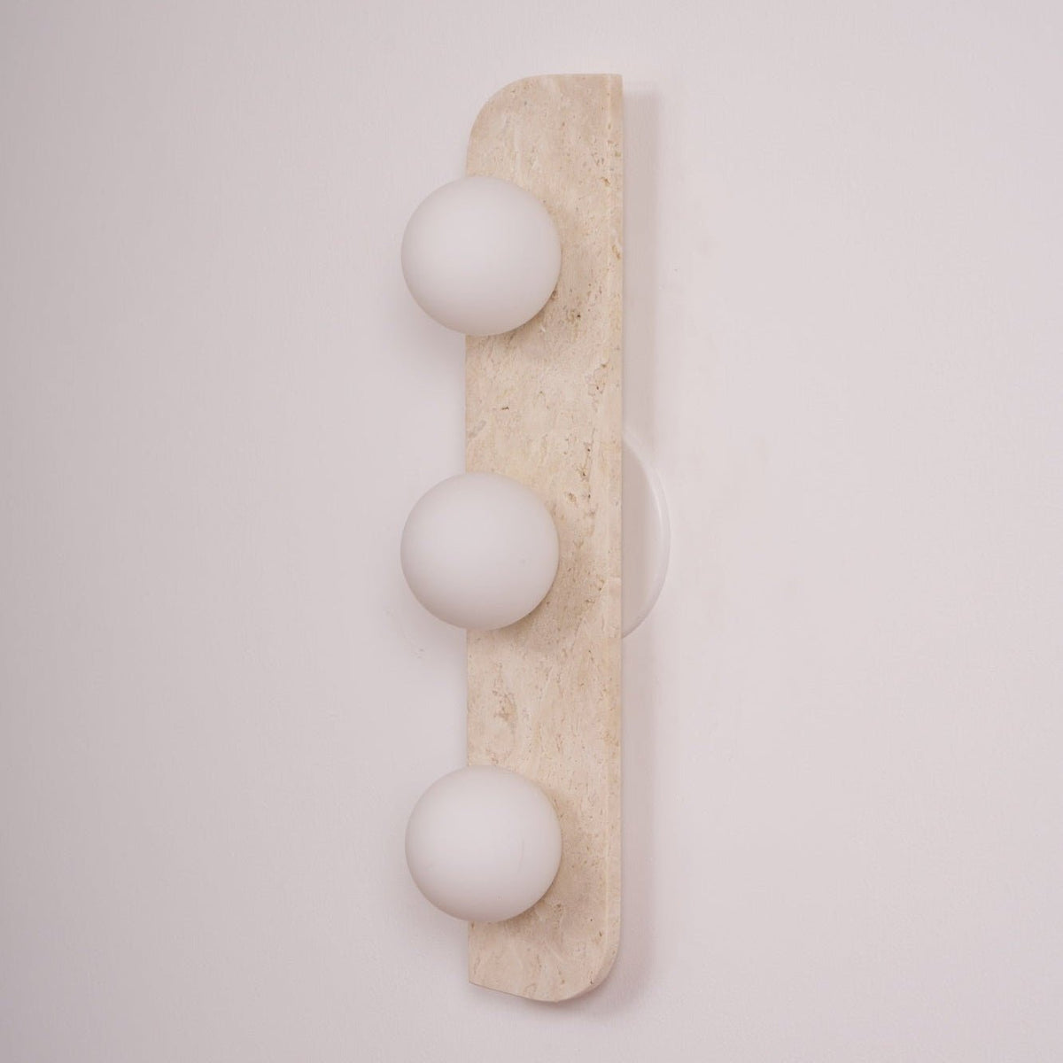 Elysian Travertine Plug-in Wall Light