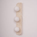 Elysian Travertine Plug-in Wall Light