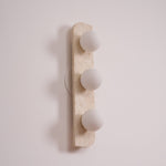 Elysian Travertine Plug-in Wall Light