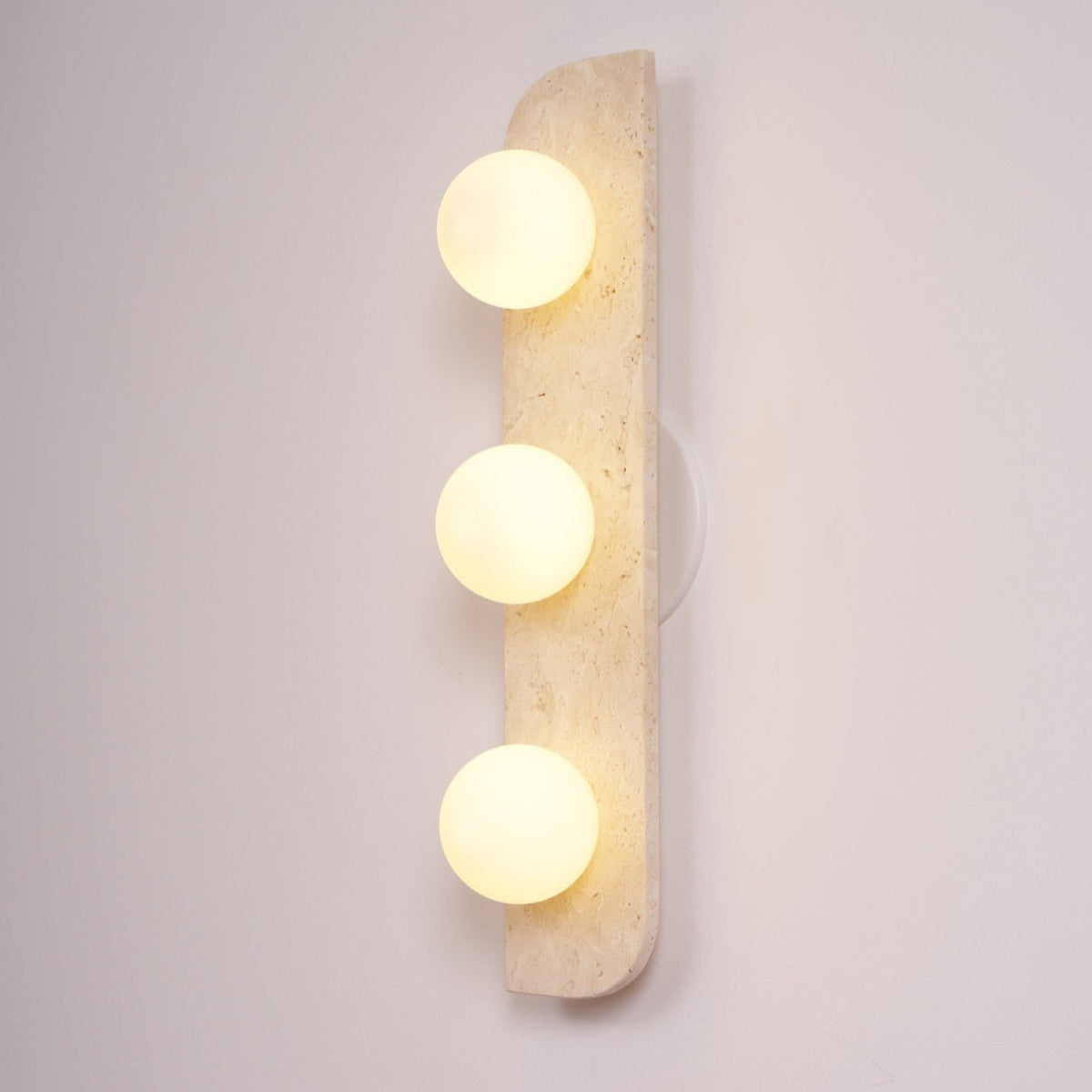 Elysian Travertine Plug-in Wall Light